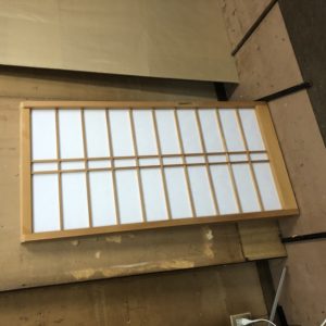 張替え屋の仕事 障子の張替え